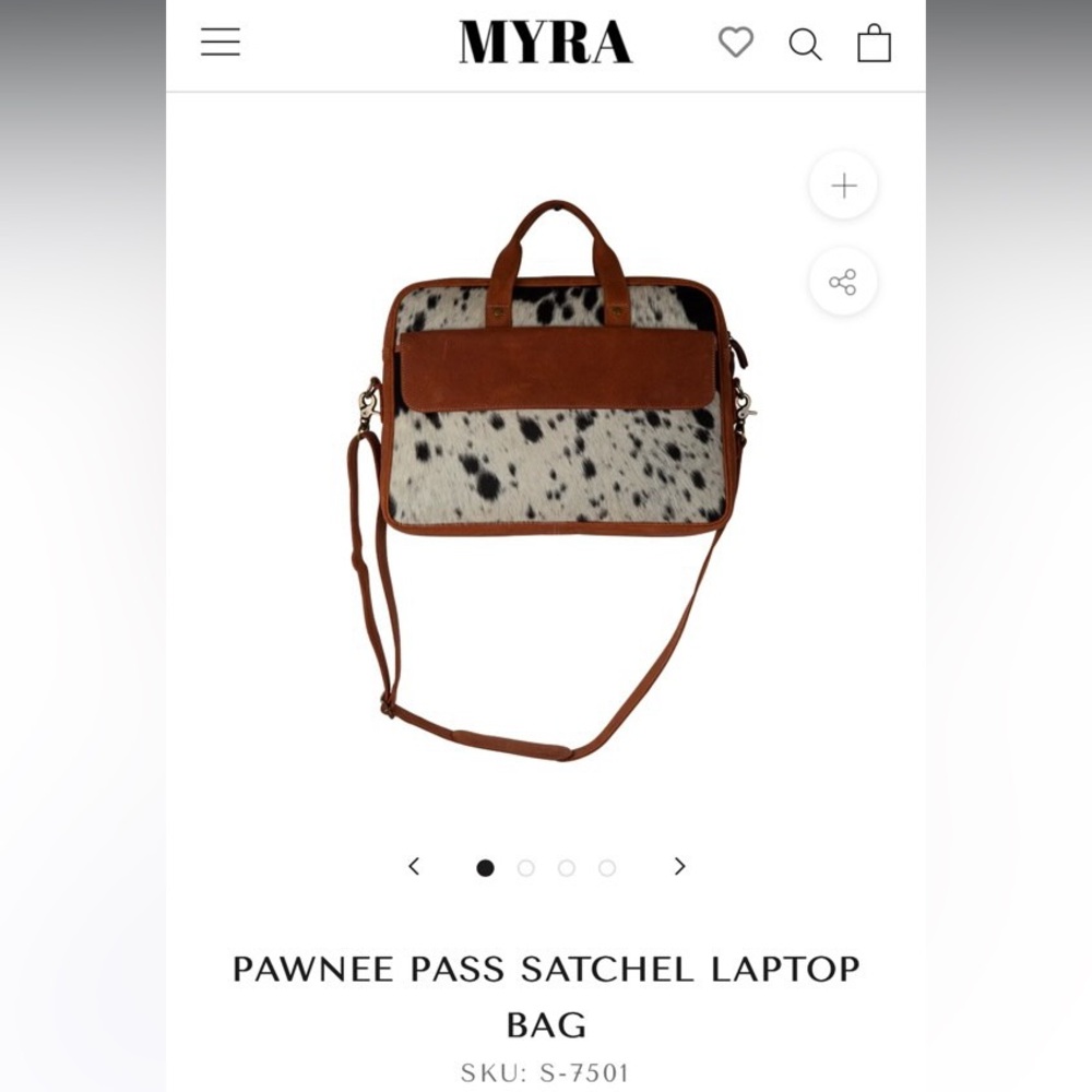 NWT Myra Bag Cowhide Crossbody Satchel